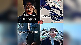 Sakata Vs Miyagi Shimpo Vs King Of Spade Vs Baek Jin