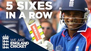 5 Sixes In A Row! Mascarenhas Smashes Yuvraj  | England v India 2007 - Highlights
