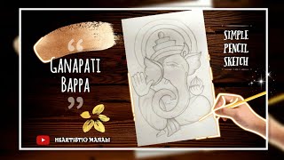 Lord Ganesha Drawingganapati Bappa Pencil Sketcheasy Simple Beautiful Drawing With Pencil Shading
