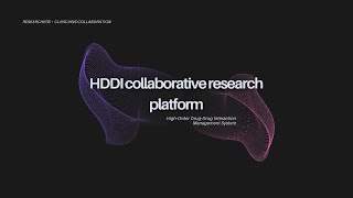 HDDI Collaborative Research Platform