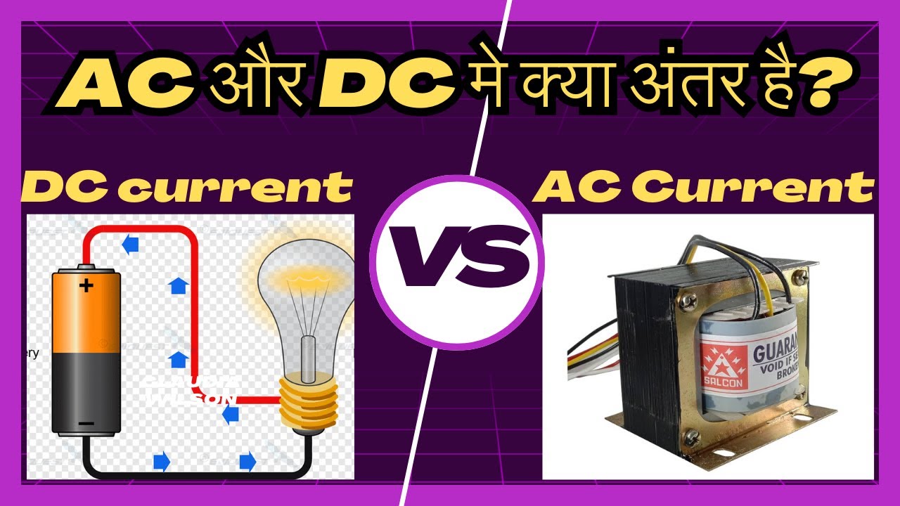 AC or DC current me kya difference hai? - YouTube