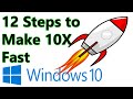 How to speed up windows 10 2021  12 steps to make windows 10 faster 2021