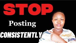 STOP POSTING CONSISTENTLY!! It's Killing Your Channel