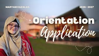 Orientation Leader Application Video - Maryam Cazalas