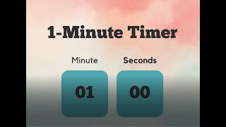 1 Minute Timer - Ambient Music for relief || Relaxing Music || Timer || Ambient || screenshot 3