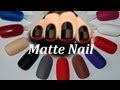 Matte NailArt / Матовые ногти - бархатный дизайн ногтей