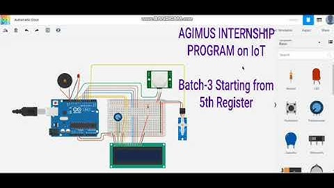 Agimus Intern Working on IoT Application