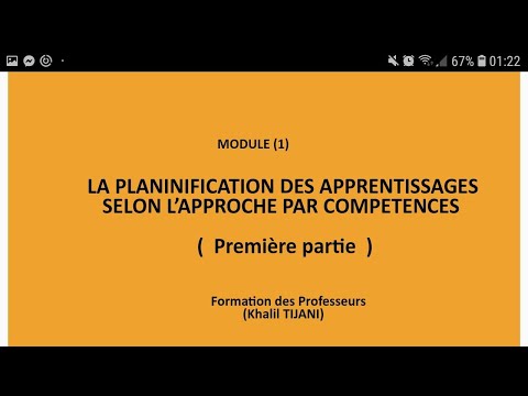 Vidéo: Comment Planifier Un Cours