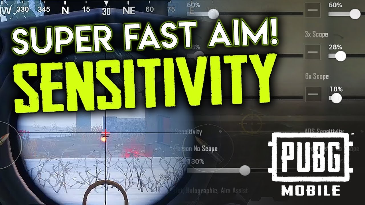 SUPER FAST AIM - SENSITIVITY SETTINGS 2019 - PUBG Mobile - 