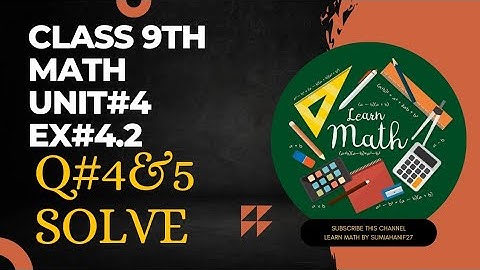 Class 9th Mathematics || Chapter 4 Exercise 4.2 Question 4&5.Solve by using algebraic formulas.