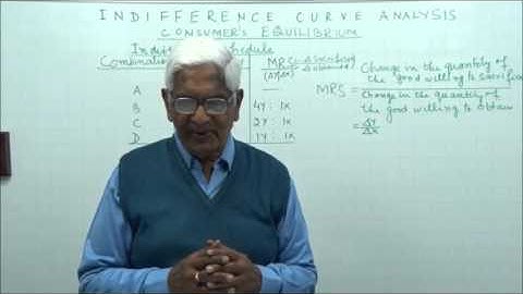 Indifference Curve Analysis Class XII Economics by S K Agarwala