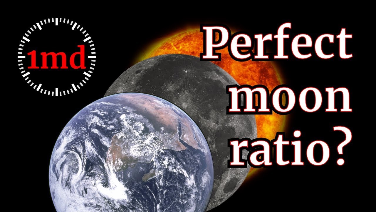 1MD - Solar System - Moon and Sun share a perfect ratio