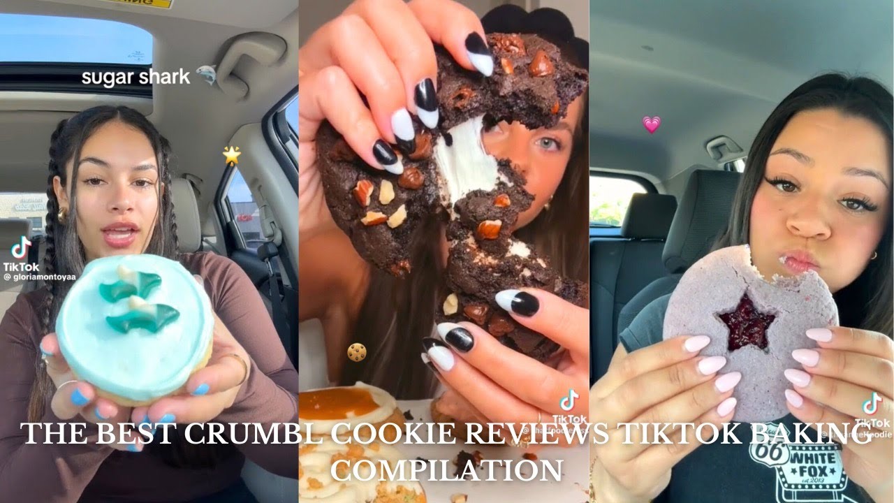 The BEST Crumbl Cookie Reviews & Taste Tests Part 2 🍪🦅 | Aesthetic Crumbl TikTok Compilations