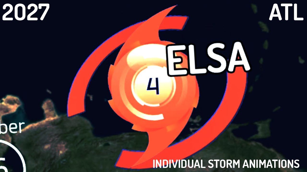 The Track of Hurricane Elsa (2027)