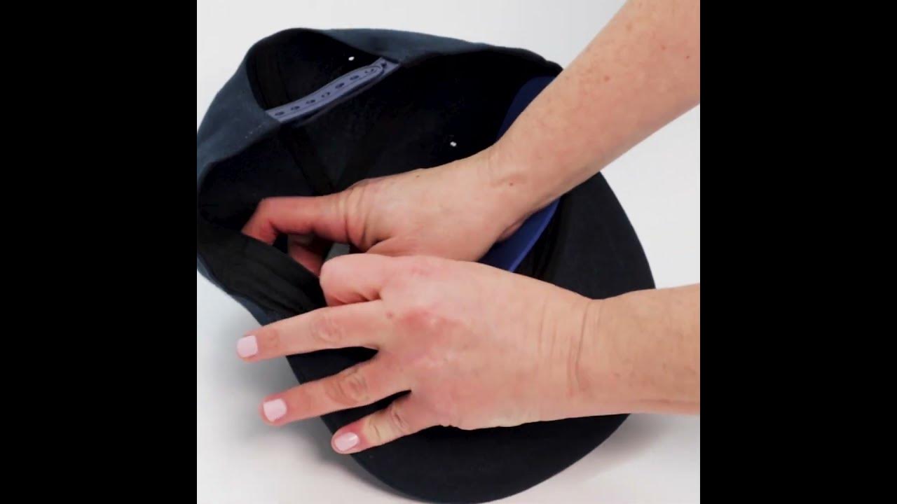 Shapers Image Baseball cap crown insert How to Place Your Insert