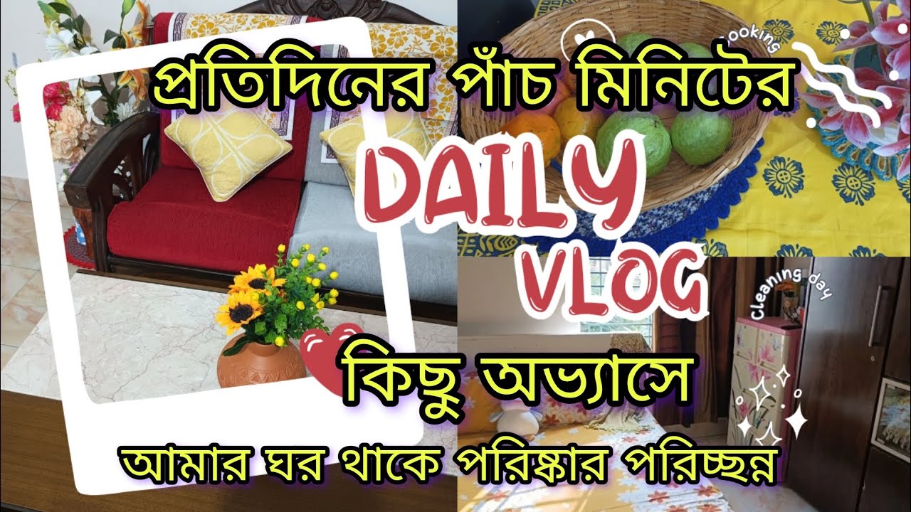 প্রতিদিন মাত্র ৫ মিনিট | তবুও ঘর থাকে সবসময় পরিছন্ন 😍 | 5 Minute Daily Cleaning Habits | Oyshi Daily