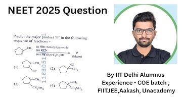 NEET 2025|Predict the major product *P