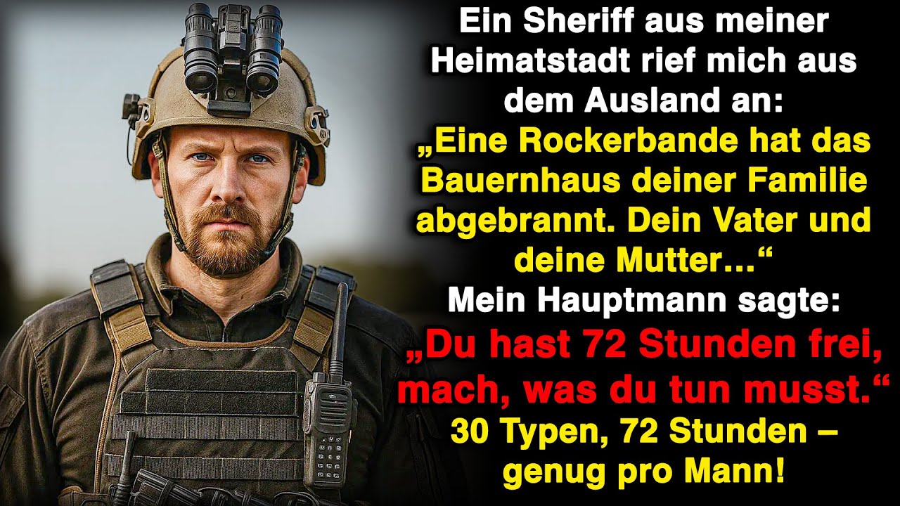 Eine Rockerbande tötete meinen Vater, während ich im Einsatz war – 72 Stunden für Rache!