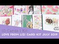 10 cards 1 Kit | Love From Lizi | Summer Fruits Card Kit July 2019