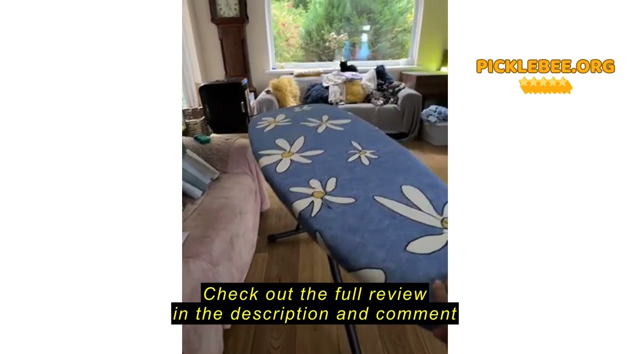 Review Vieira Home Ironing board Large Extra Wide - Foldable, Strong and Stable - for Steam Ironing
