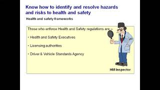 Unit 1 Health and Safety in Private Hire and Professional Taxi