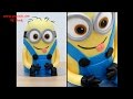 Торт Миньон из мастики 3д торт | Украшение тортов | Minion Cake