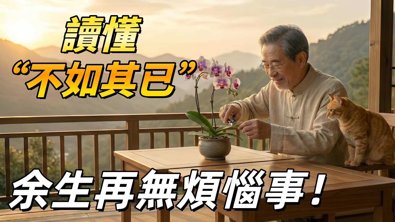 為什麼說好漢不提當年勇！讀懂「不如其已」四個字，餘生再無煩惱事！