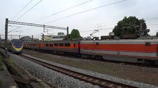 3231次區間車與134次自強號在大林車站交會 20200421