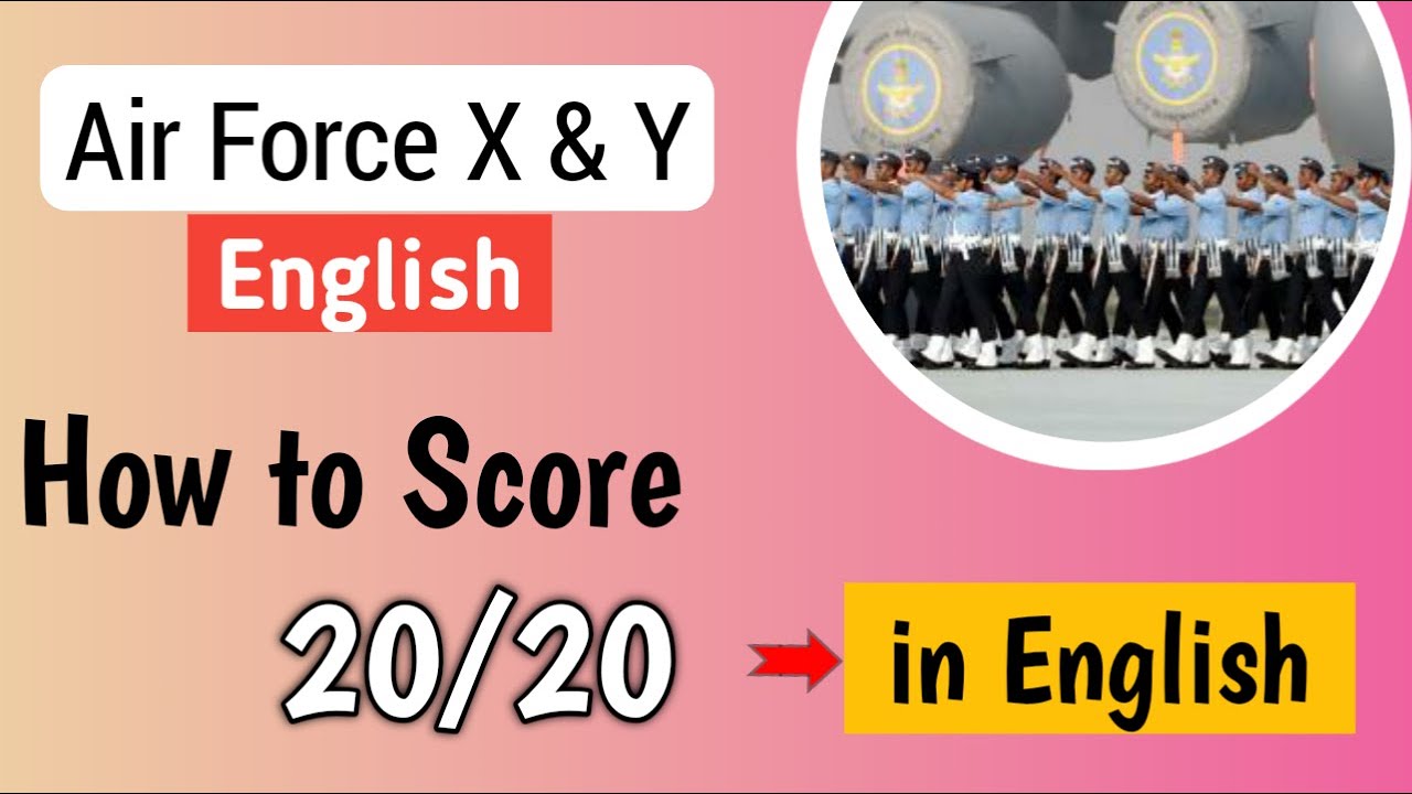 How to Crack Airforce || English for Airforce || Best strategy to Crack Airforce 