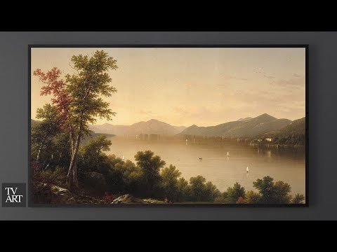 TV Art Screensaver | Landscape Paintings by John William Casilear | 2 Hour
