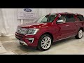 Red 2018 ford expedition platinum review    macphee ford