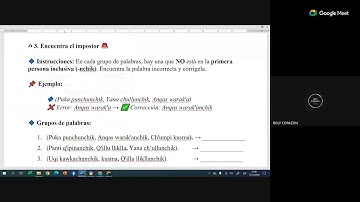 QUECHUA SUREÑO PARA DOCENTES - SESION 12