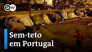 Crise de moradia empurra brasileiros para rua em Portugal