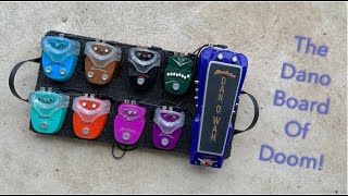 My Danelectro Food Series Pedalboard!