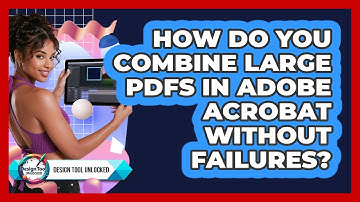 How Do You Combine Large PDFs In Adobe Acrobat Without Failures? - Design Tool Unlocked