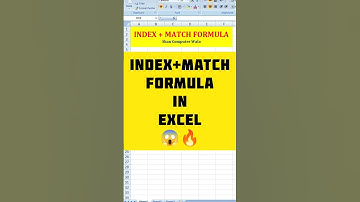 Index and Match Formula in Excel #microsoft #excel #msexcel #shorts #exceltips #shancomputerwala