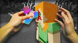 REALISTIC MINECRAFT - ALEX GETS KILLED BY A FIDGET SPINNER!⚡️