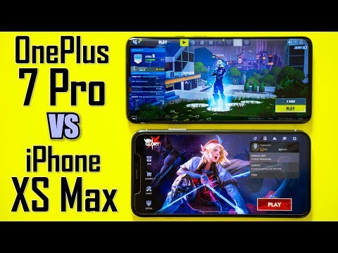 OnePlus 7 Pro vs iPhone XS Max Gaming Test Comparison