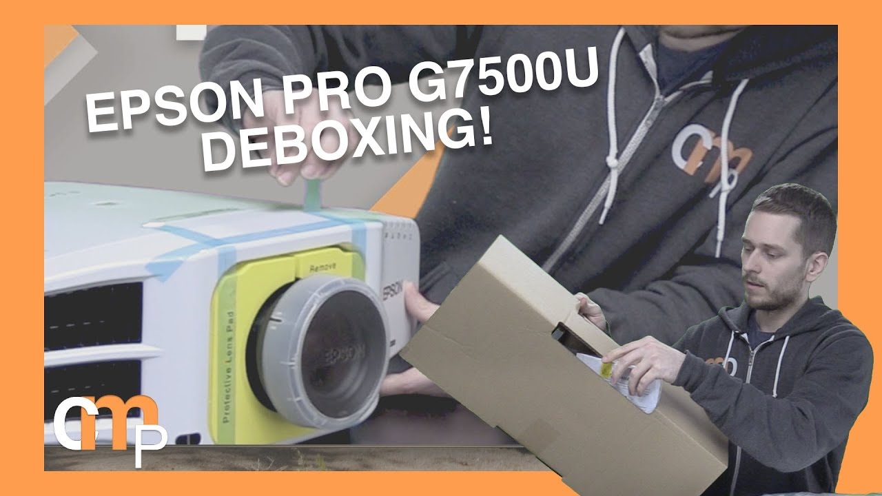 New Projector - Epson Pro G7500U Deboxing!! - YouTube