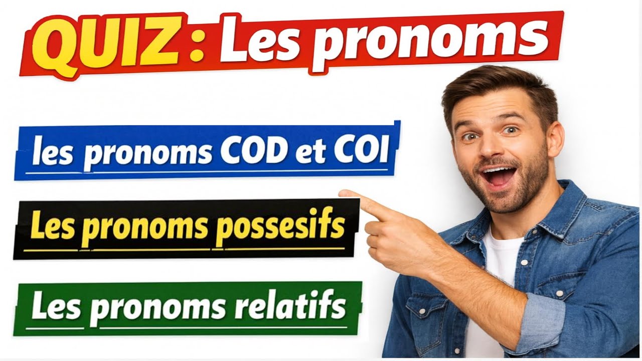 Повторение французских местоимений 🇫🇷 | Прямое дополнение, косвенное дополнение, притяжательные, ...