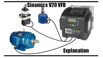 Sinamics V20 VFD parameter setting .  parameter Explanation