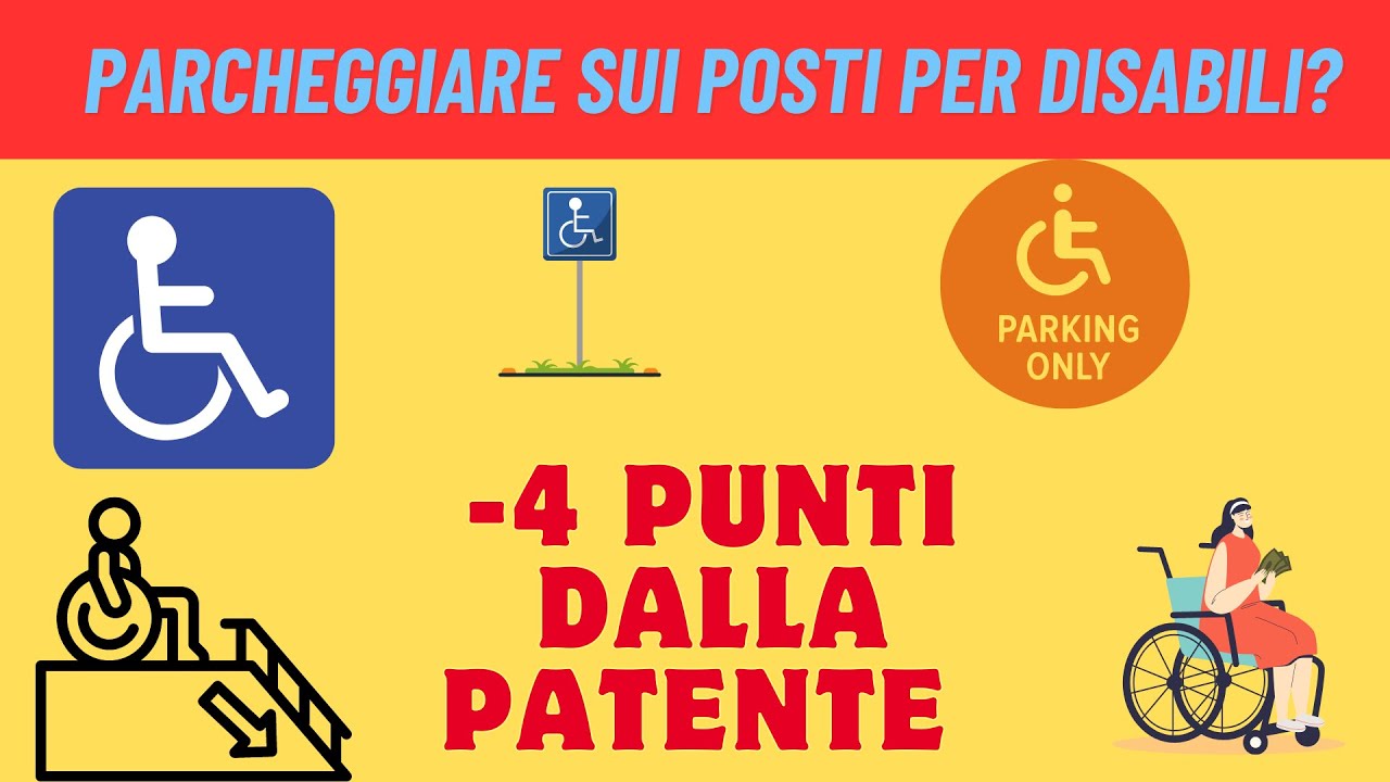 PARCHEGGIARE SUI POSTI PER DISABILI | Cosa Rischi? #codicedellastrada #handicap #disabilità