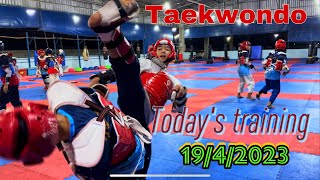 #Taekwondo Training 19/4/2023 #taweesilp_tkd_thailand