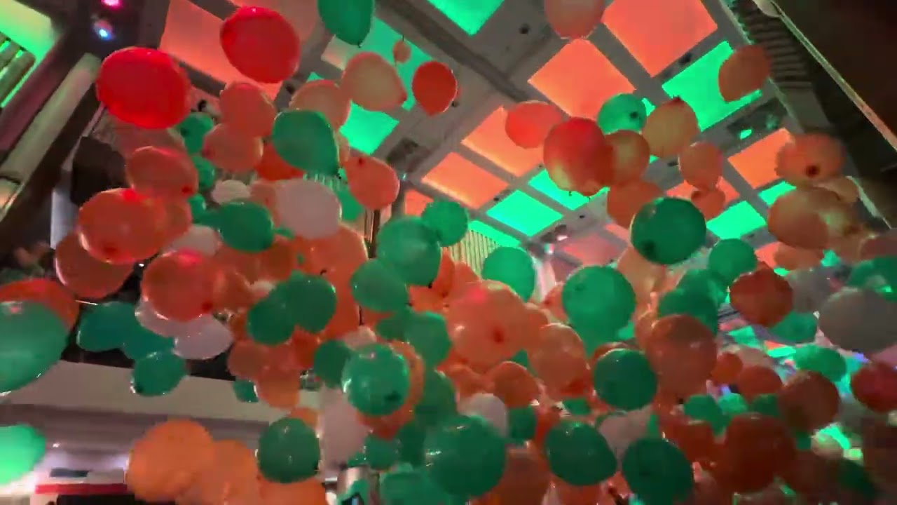 Quantum of the Seas St Patricks Day Balloon Drop