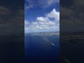 沖縄行!飛行機からの空と海と陸の映像