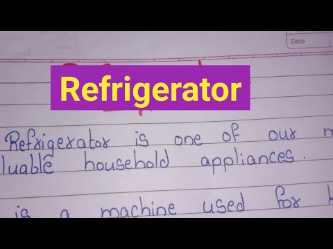 short essay on refrigerator in english