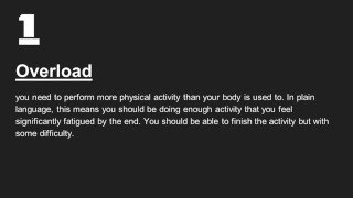 The 4 Principles of Fitness