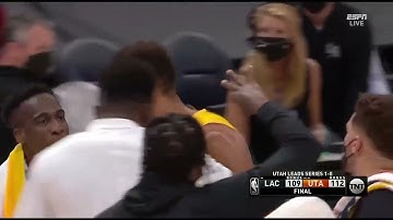 Rudy Gobert with the Game Saving Block and every Jazz Fan on their Feet ! HD