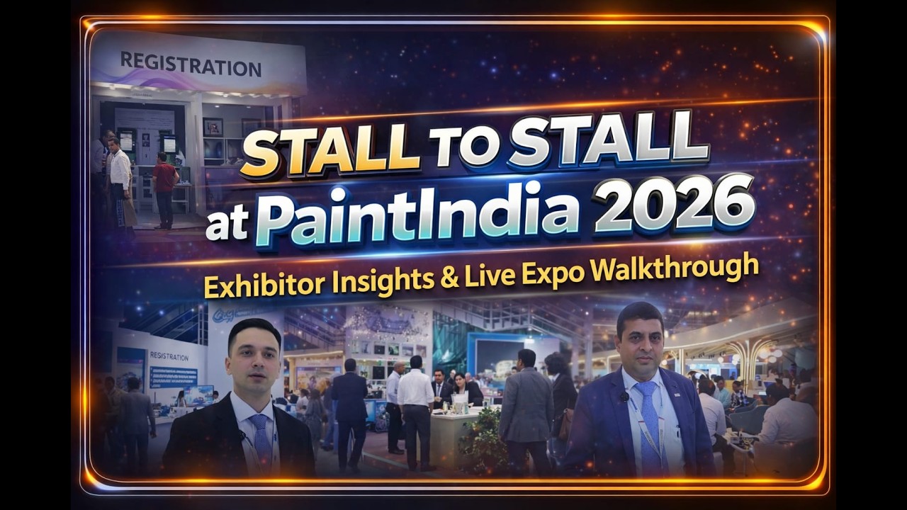 От стенда к стенду на выставке PaintIndia 2026 | Мнения участников и прямая трансляция с выставки