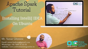 Word Count Program in IntelliJ | Installing IntelliJ | Ubuntu | Big Data @OnlineLearningCenterIndia